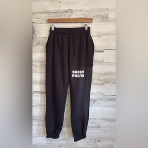 Women's Black Joggers “Sassy” Joggers